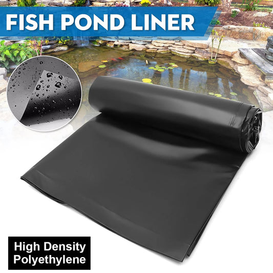Pond Liner, Brochao HDPE Pond Skins,Fish Pond Liners PVC Membrane for Outdoor Gardens Patio Pool Water Fountain Waterfall Landscaping