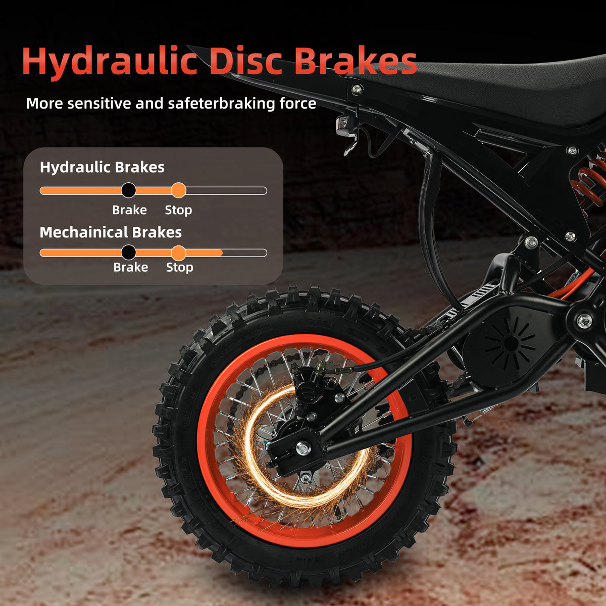 Brochao E Bikes 2500W/4000W Electric Dirt Bike for Teens & Adults - 37/40MPH Off-Road EBike, 60V 20.8AH Removable Battery
