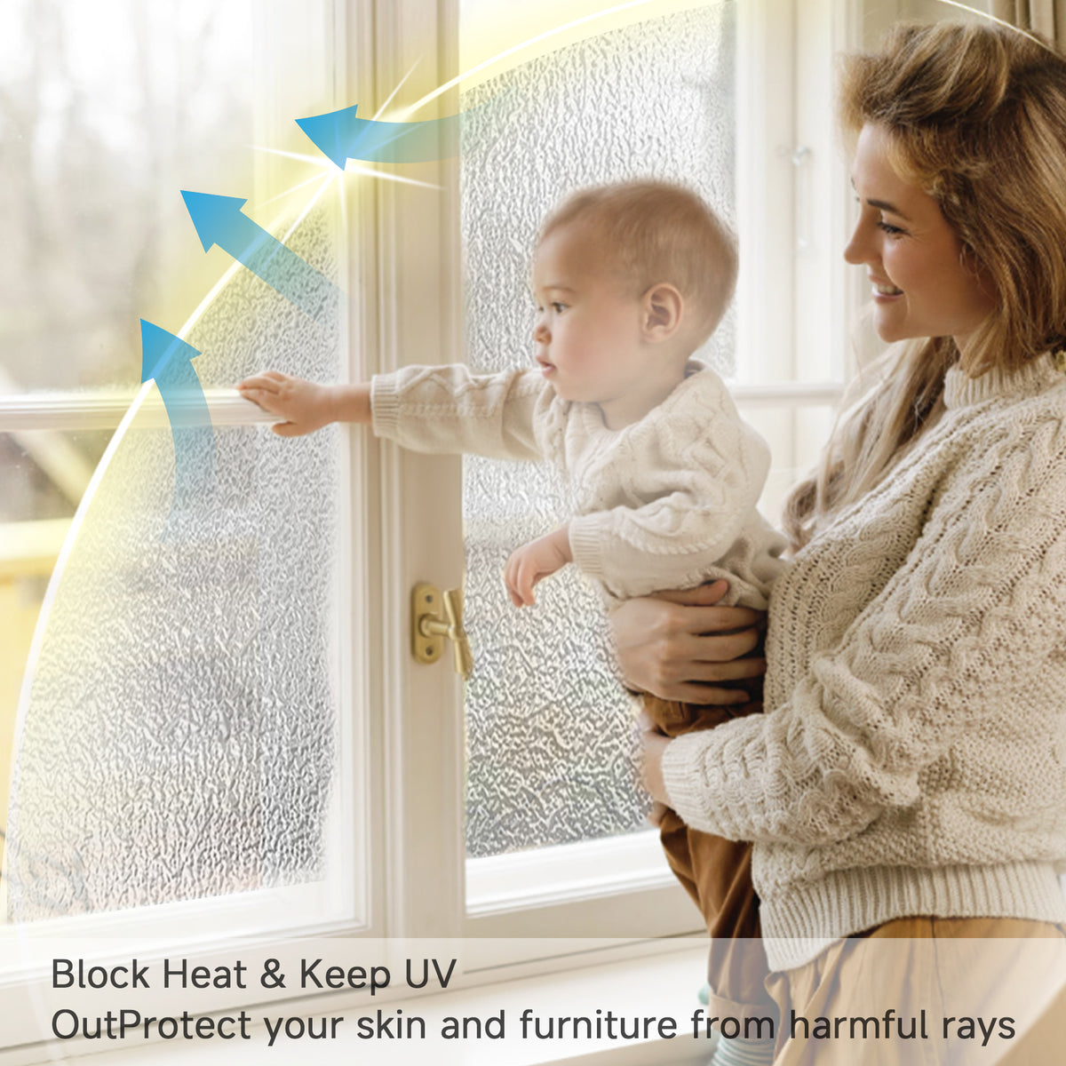 Brochao 17.7"x 78.7" Window Privacy Film, Frosted Glass Window Film, Static Cling Window Sticker, Non-Adhesive Window Clings for Home, Bathroom, Office