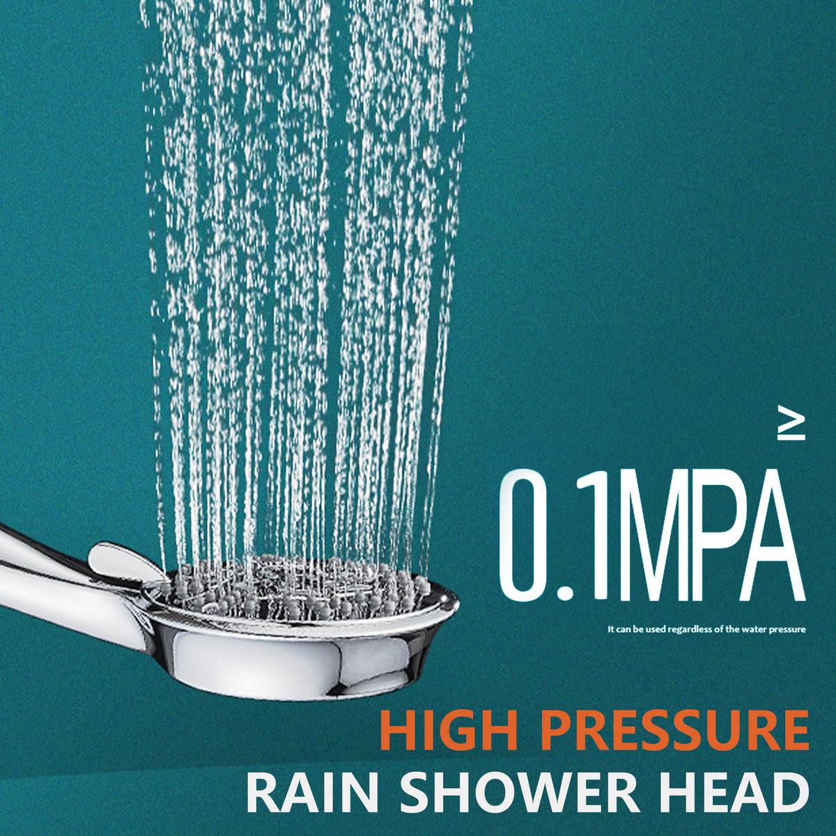 High Pressure Shower Heads, Brochao 7.1Inch 2 in 1 Rainfall Shower head & Handheld Showers with Magnetic Docking System, 6 Function Handheld Shower Head