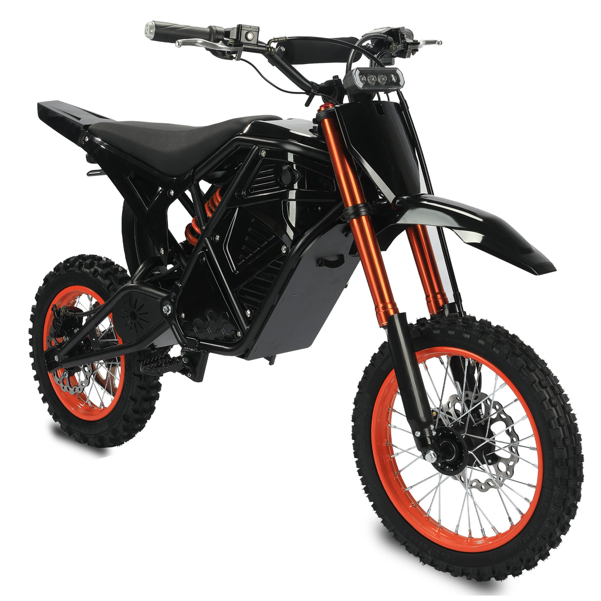 Brochao E Bikes 2500W/4000W Electric Dirt Bike for Teens & Adults - 37/40MPH Off-Road EBike, 60V 20.8AH Removable Battery